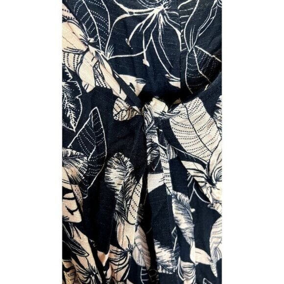 Welsan Women Casual High Waist Wrap Pants Palazzo Split Belted Wide Leg trousers - Picture 7 of 8